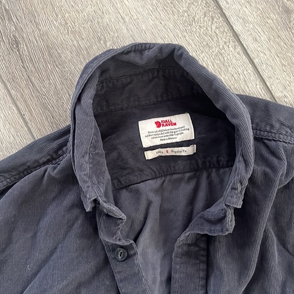 FJALLRAVEN ÖVIK CORD SHIRT mens size Small - Picture 2 of 5
